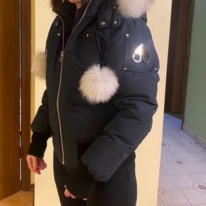 Authentic moose knuckles Debbie bomber jacket
